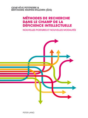 cover image of Méthodes de recherche dans le champ de la déficience intellectuelle